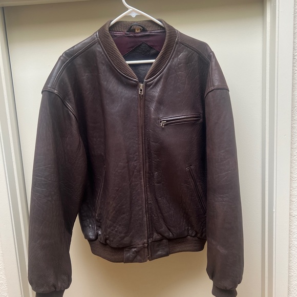 Vintage Leather Jacket (tag still on) - Picture 3 of 3
